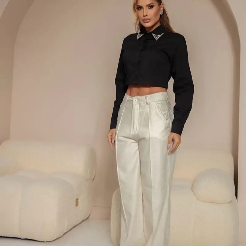 High Waist Linen Pants – Comfort Fit & Elegant Style