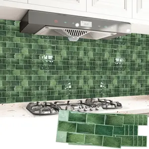 Art3d 20-Pack 12"x6" Peel & Stick Vinyl Subway Tile, Waterproof, Budget-Friendly & Rental-Friendly Nature Backsplash Wallpaper for Kitchen, Bathroom