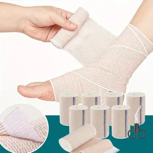 8 Pack Self Adhesive Velcro Bandage Cotton Elastic Bandage with Stainless Steel Scissors Self Closing Elastic Bandage Beauty & Personal Care