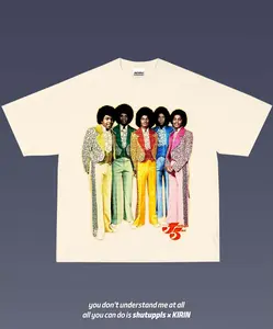 Jackson 5 Retro Graphic Tee - Classic Soul Music T Shirt for Vintage Lovers