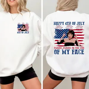 Clue FLAMES For 4th Of July Shirt, Funny Character Movie Tee