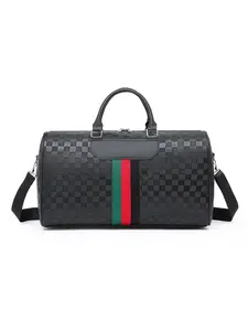 Men's Fashion Travel Bag, Lightweight Large Capacity Duffel Weekender Bag, All-Seasons Carry-On Luggage, Adjustable Shoulder Strap