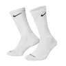 Nike Men's Dri-FIT Everyday Plus White Crew Socks (Size L, 6-Pack) - Male Crewsocks, Cotton-Nylon Synthetics, Water Absorbent, Breathable, Sweat-Wicking Athletic Socks with Knit Cushioned Heel & Toe Support, Machine Washable for Winter Sports