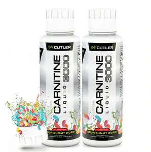 Cutler Nutrition 2 Pack Carnitine 3000 Liquid Supplement for Energy Sugar Support and Recovery health and fitness liquid