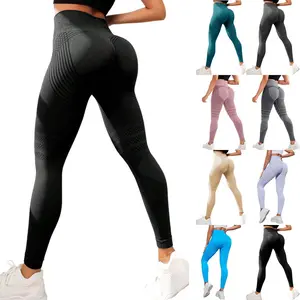 Sexy Compression Leggings Cellulite Slimming Leggings Women High Waist Seamless Push Up Opaque Sport Pants For Yoga And Fitness