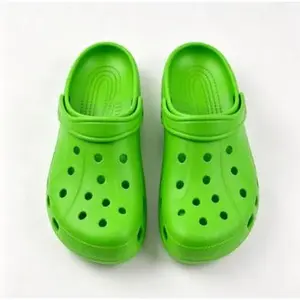 Vibrant Green Clogs for Men & Women  Slip On Waterproof Sandals with Non Slip Sole, Breathable Lightweight Garden Shoes, Comfortable Indoor Outdoor Slippers for Beach, Nursing, Daily Wear