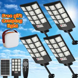 CVCPBU Solar Street Light Outdoor 1000 sq ft 3Modes LED Motion Sensor Security Wall Lamp for Garden Yard Porch Decor IP65 WaterproofRemote Control Solar Lights Outdoor Mounted Light