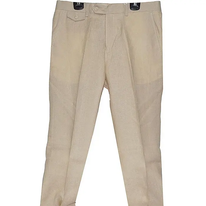 Cigar Linen Pants # SL701 Cream