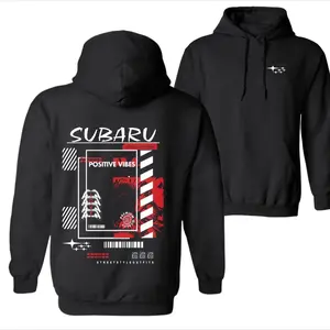 Subaru Streetwear Hoodie/Jdm  Pullover  Long Sleeve Casual Tops/ Sweaters Women’s or  Menswear (Unisex) Stylish Soft