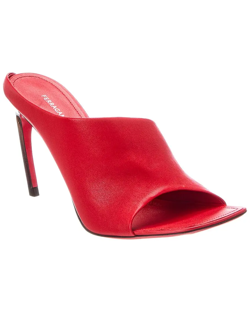 Ferragamo Nymphe 85 Leather Sandal