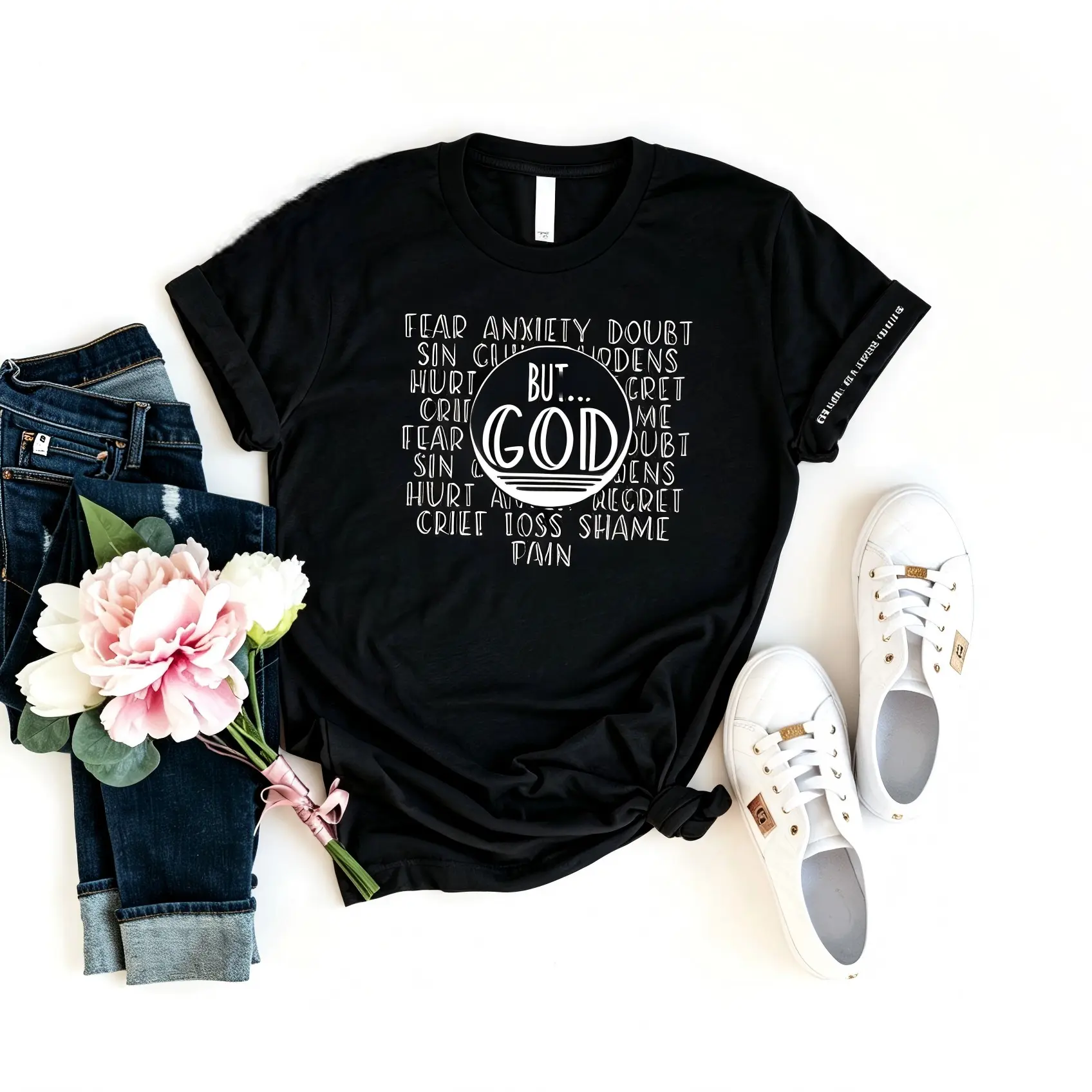But... God Christian Tee Christian T-Shirt Unisex Short Sleeve Fast shipping