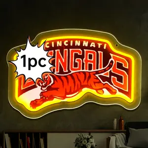 Football Neon Light Sign Bar Pub Wall Decor Artwork Gift for Sports Fans