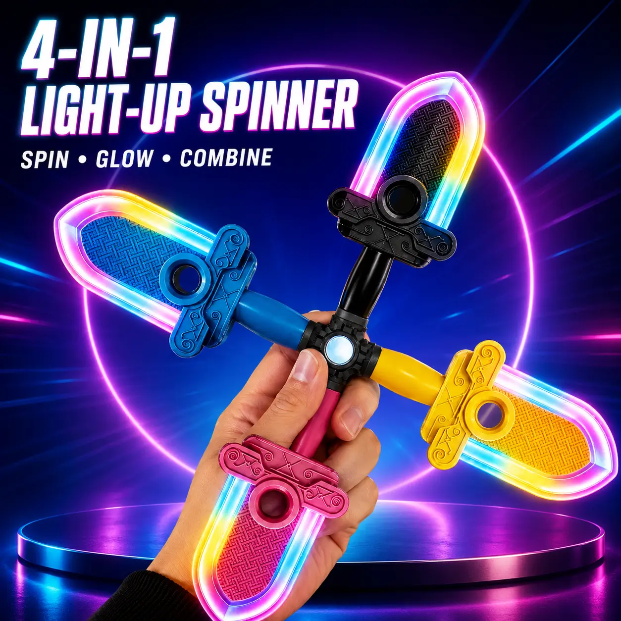 Spinning Lightsaber Fidget Toy 360° Finger Spinner Light Toy with LED Lights & Sound – Interactive toy for teens, includes batteries. Other popular toys include Finger Spinners, Lightsaber Toys, and Mini Lightsabers. Fidget Spinner