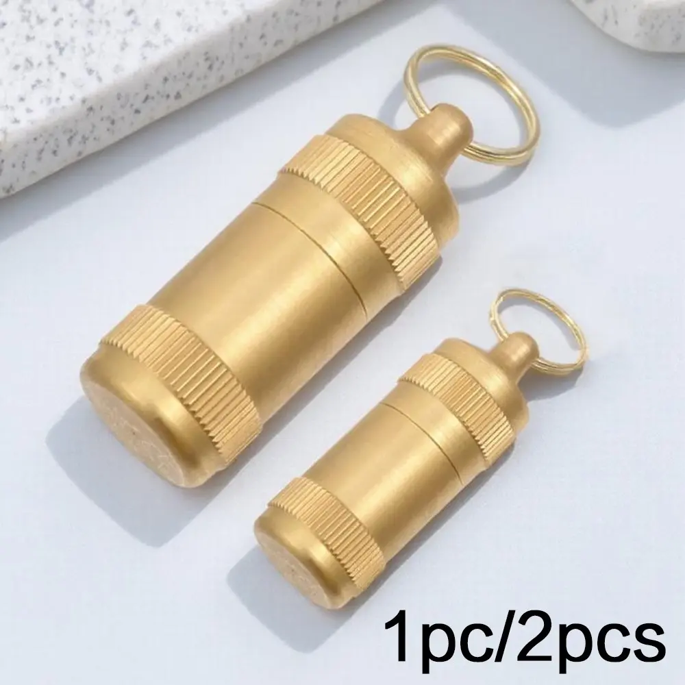 Mini Portable Multi-Function Refillable Design Storage Bottle with Spoon Travel Essential Hidden Organizer Safe Compact Personal Item Solution Space Saving Creative Design Portable Storage Can