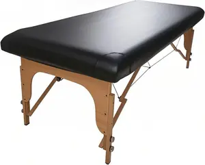 Massage Table Cover Protector Vinyl Leather Spa Bed Covers Fits 28-32" Wide Beds Fitted Lash Bed Protective Cover Waterproof Oilproof Reusable Elastic Esthetician Accessories (Black)