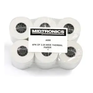 Midtronics A095 Roll Paper - Pack of 6