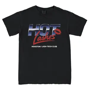 Hot Lashes | Houston Lash-Tech Club T-Shirt Vintage Style Custom Unisex Graphic Tee