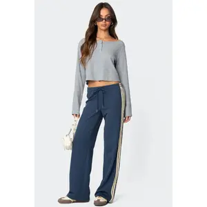 Averie Contrast Striped Sweatpants Averie Contrast Striped Sweatpants