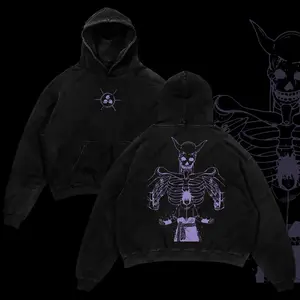 High Quality, Weeb Zone Itachi, Sasuke, Madara Uchiha Susanoo - Naruto Anime Double Printed Oversize Lightweight Acid Hoodie, anime lover