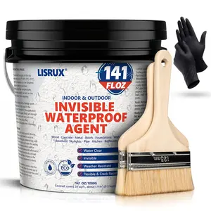 Transparent Waterproof Sealant, 141 Oz Transparent Waterproof Coating for Roof Repair,, Window,,,-Based Clear Sealant, Indoor & Invisible Waterproof Agent