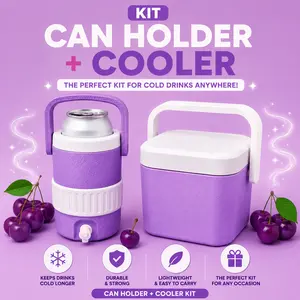Can Holder + Mini Cooler Kit! 🧊✨