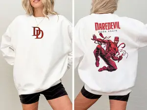 Daredevil Born Again Shirt, The Man Without Fear Shirt, Daredevil Movie Shirt, Fan Gifts Shirt, Family Matching Shirt, Comics 2024 Shirt
