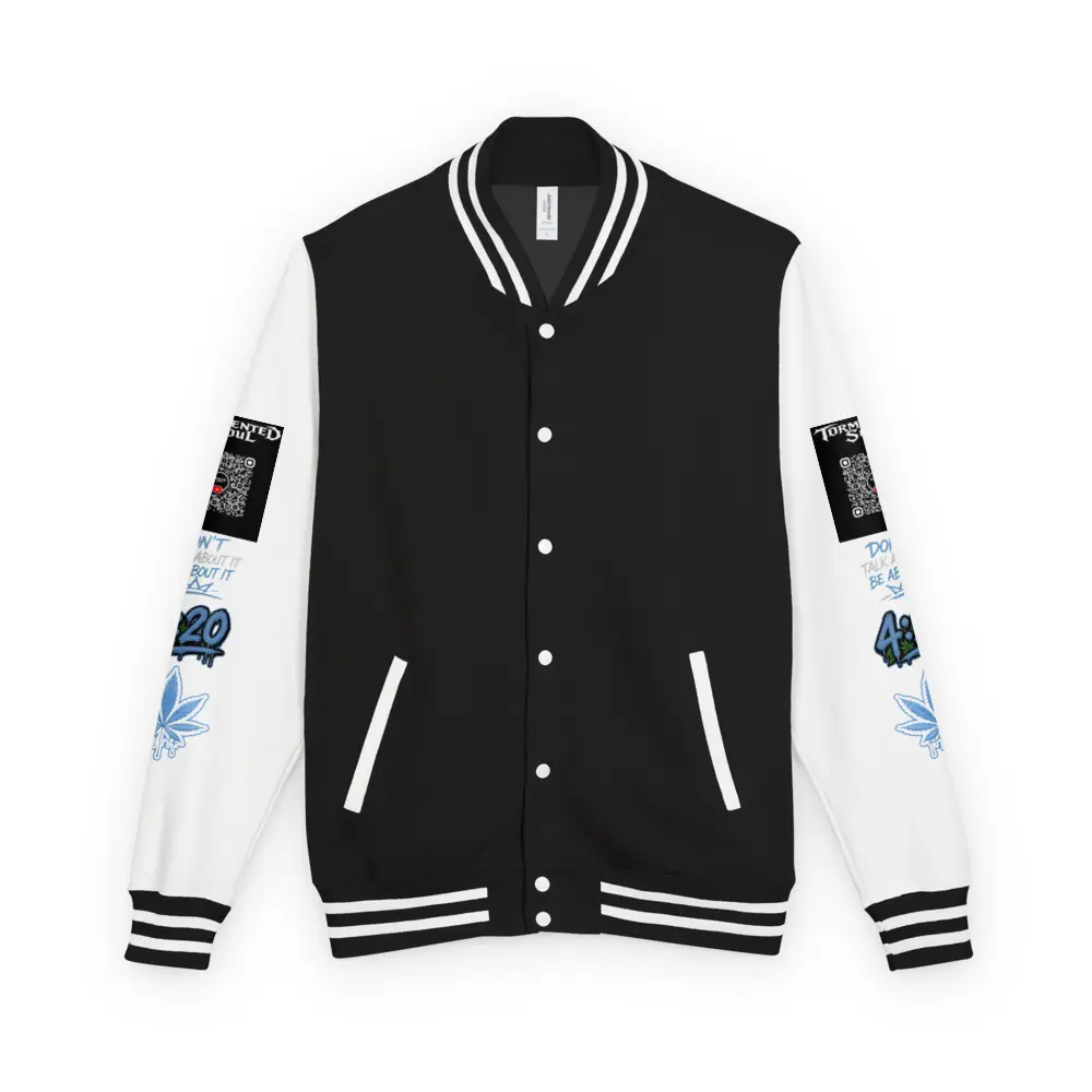 Tormented Soul 420 Collection Heavyweight letterman jacket copy copy