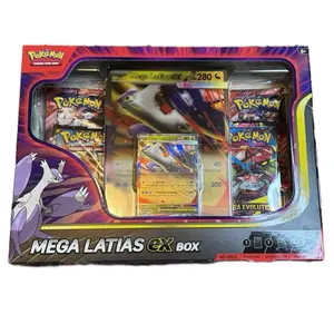 Pokemon TCG Mega Latias ex Box - Includes 4 Booster Packs, Foil Promo Card, Oversize Lenticular Card, Legendary Power & Speed