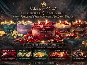 Decadynce Candles - Sculpted Flame Collection