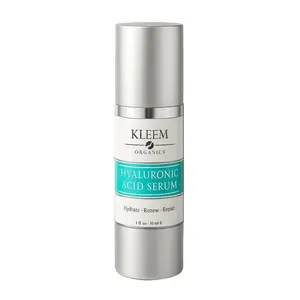 KLEEM ORGANICS | Hyaluronic Acid Serum 100g - Intense Hydration & Plumping for Dry Skin - Lightweight, Non-Greasy Formula - AM/PM Skincare Moisturizer