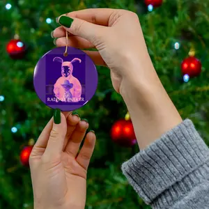 Ralphie Darko - Ceramic Ornament, Stocking Stuffer, Funny Christmas Ornament, Meme Ornament, White Elephant Gift, Unique Ornament