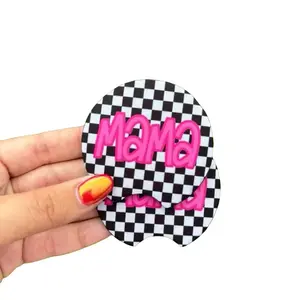 Neon Mama Checkered Car Coaster Set