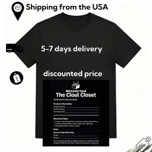 The Clout Closet Trendy T-Shirt After-Sale Warranty Certificate  Top