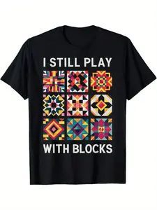 [Patchwork Quilt-Shirts] I Still With Block Quilt-Shirts - Fun Patchwork, Summer Casual StyleCasual