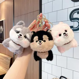 Adorable Husky/Shiba Inu Plush Doll, Fluffy Dog Stuffed Toy, Perfect Gift for Dog Lovers