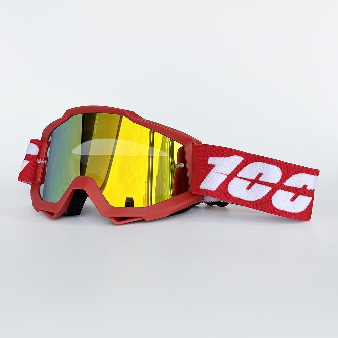 100 High Quality Motocross Racing Goggles Sports Motocross and Wind Resistant Goggles Outdoor Motorcycle Goggles Glasses