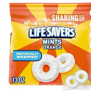 Life Savers Orange Breath Mint Hard Candy, Sharing Size - 13 oz Bag