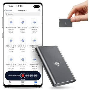 Voice Recorder 128GB - Recording Device with DSP4.0 AI Noise Cancellation, 9200 Hours Storage  Audio Recorder, Compact Voice Activated Recorder for Lectures/Meetings/Interviews