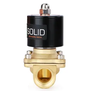 U.S. Solid 3/4" Electric Solenoid Valve Brass 110V AC Normally Closed