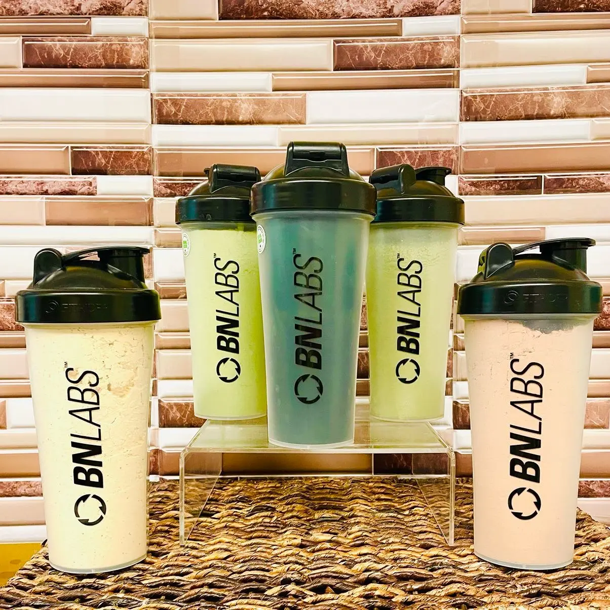 Better Nutrition Protein Shaker with Metal Shaker Inside sport water bottle