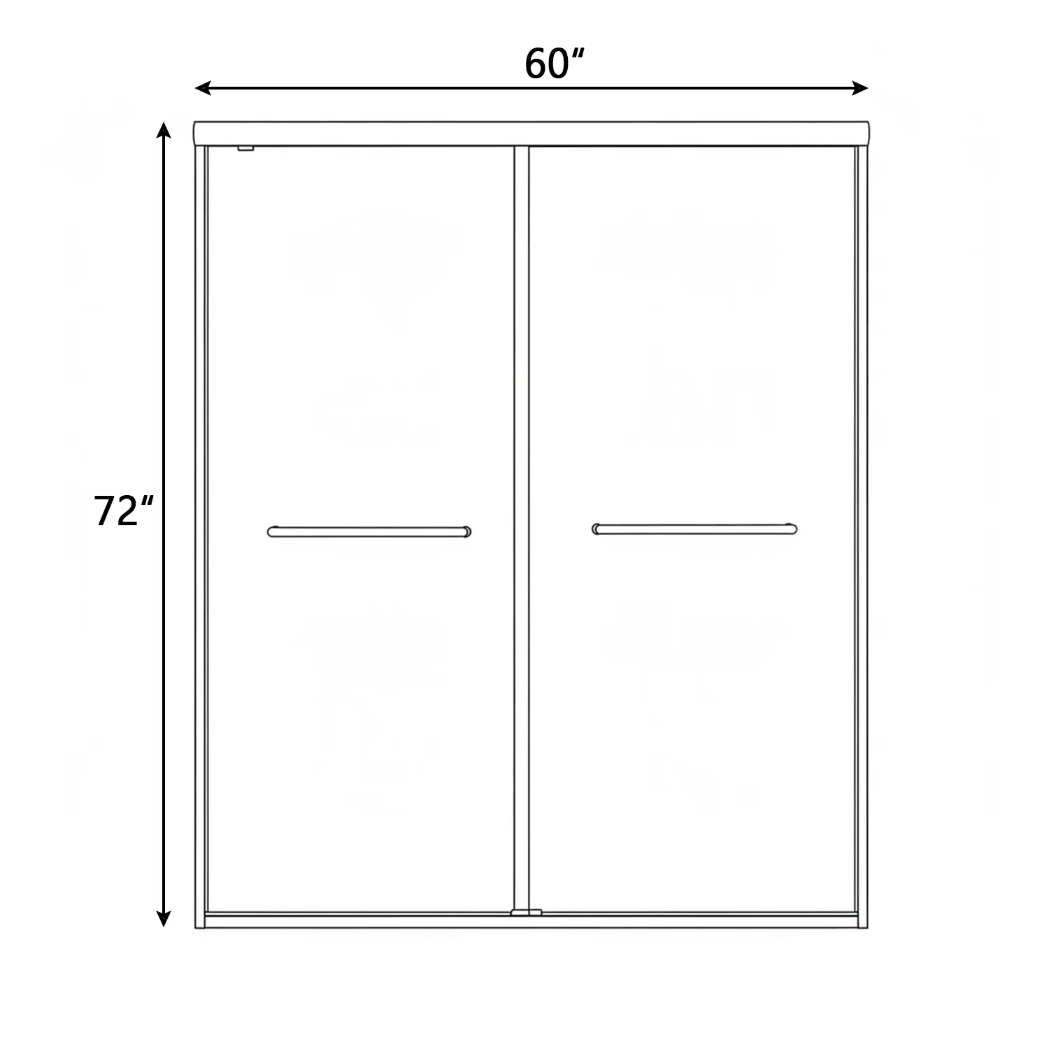 60.in  x 72.in Matt Black