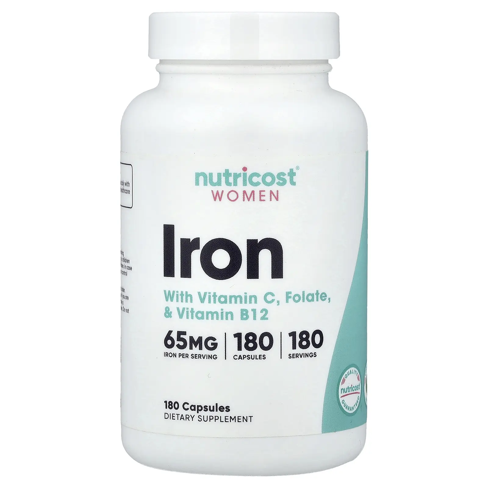 Nutricost Women, Iron With Vitamin C, Folate, & Vitamin B12, 180 Capsules -  TikTok Shop