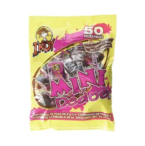 Mini Dedos Spicy and Sour Mexican Candy By Indy Snack 50 Pieces
