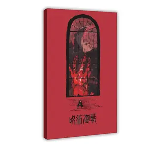 Jujutsu Kaisen Season Poster Jujutsu Kaisen Anime Poster High Quality Canvas Cloth Poster for A