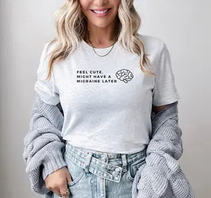 Funny Migraine Shirt Shirt for Women with Migraines Funny Headache Shirt Migraine Awareness Chronic Migraine Gift Invisible Illness Spoonie