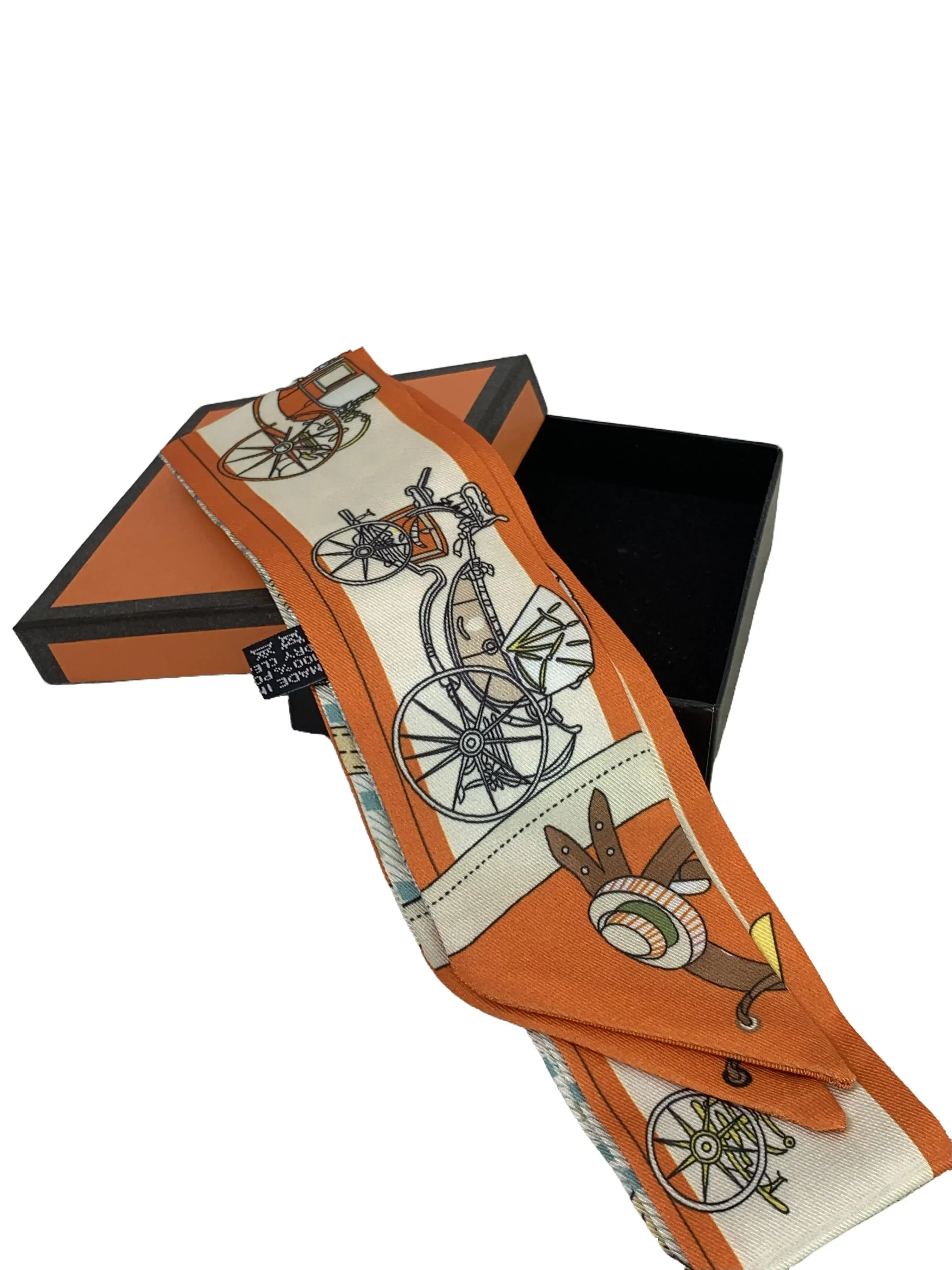 Decorative Silk Scarf for Bags