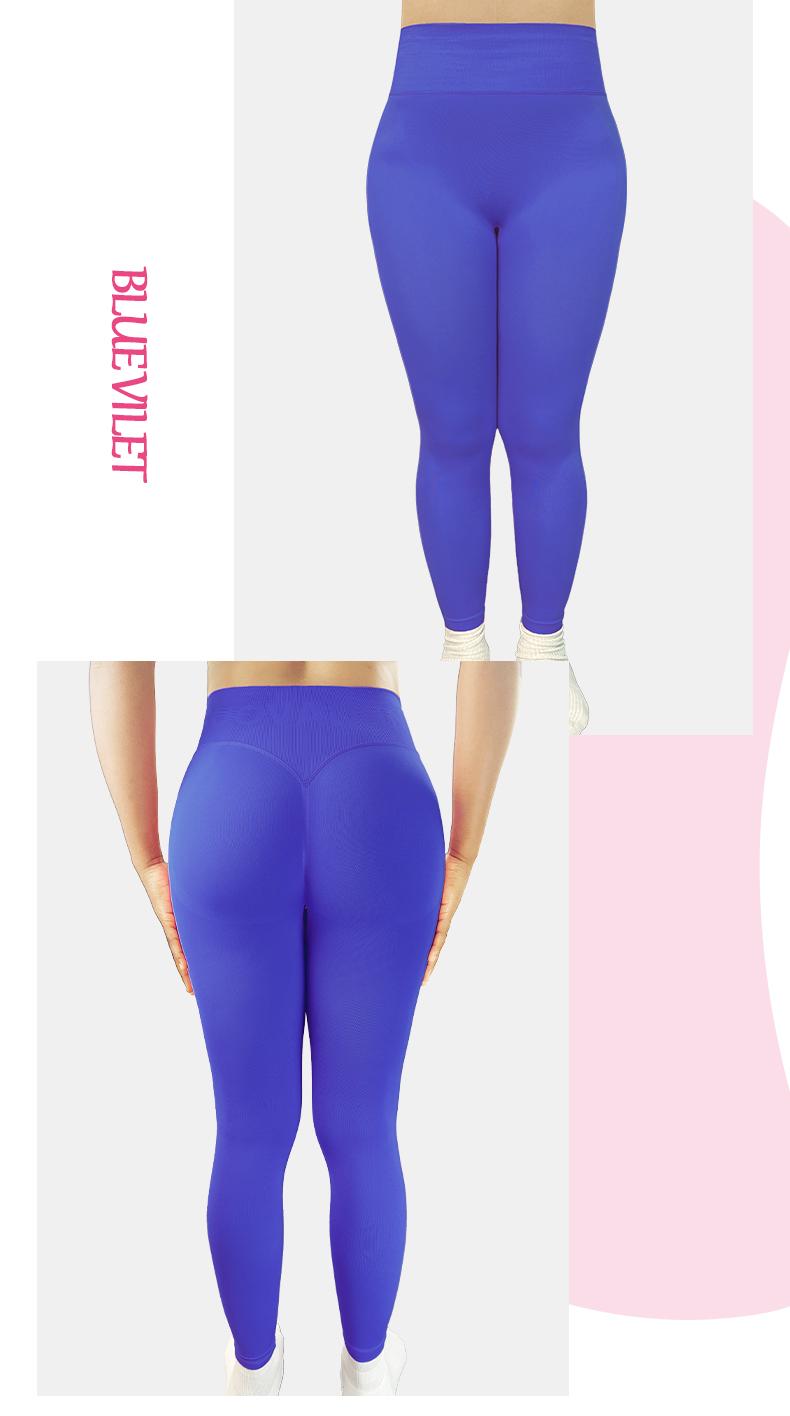 SUOVADUN CK8003 Women’s High Waisted Seamless Yoga Leggings Quick Dry Stretchy Activewear Pants for Fitness Workouts & Casual Wear Soft Breathable Moisture-Wicking Hip-Lifting Athletic Y-Shaped Tummy Control Slimming Legs