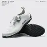 EVR Shadowless Sporty Cycling Shoes (Model S03) - Elastic TPU+Flyknit Mesh Construction, Adaptive Elastic TPU Frame, Laces, Lightweight, Breathable, Antibacterial, Non-Slip, Dynamic Foot Lock Fit, No Power Loss, Unisex for Mountain, Road Flat Pedals
