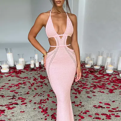 Megan Fox Pink Dress Pool - TikTok Shop