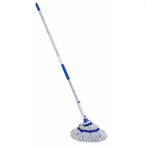 212 MAIN Wipeout Twist Mop - Quickie 72036M-4, Microfiber Material, Household Cleaning Mop (Pack of 4)